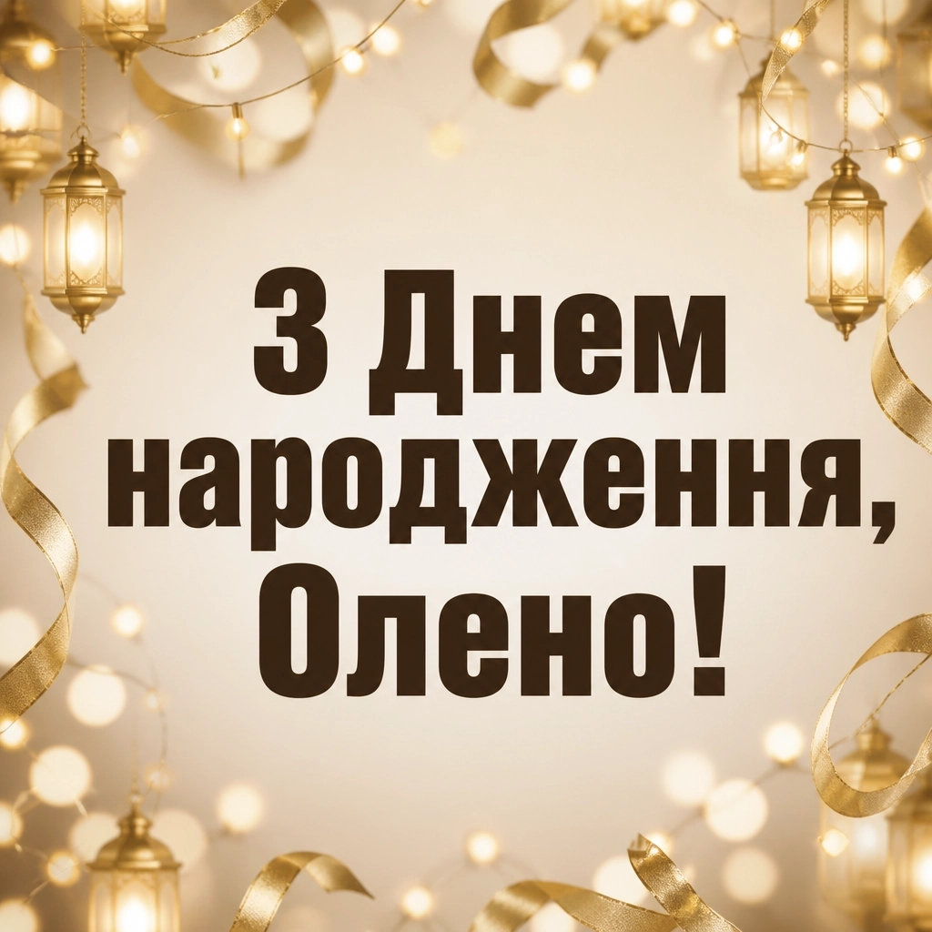з днем народження олена