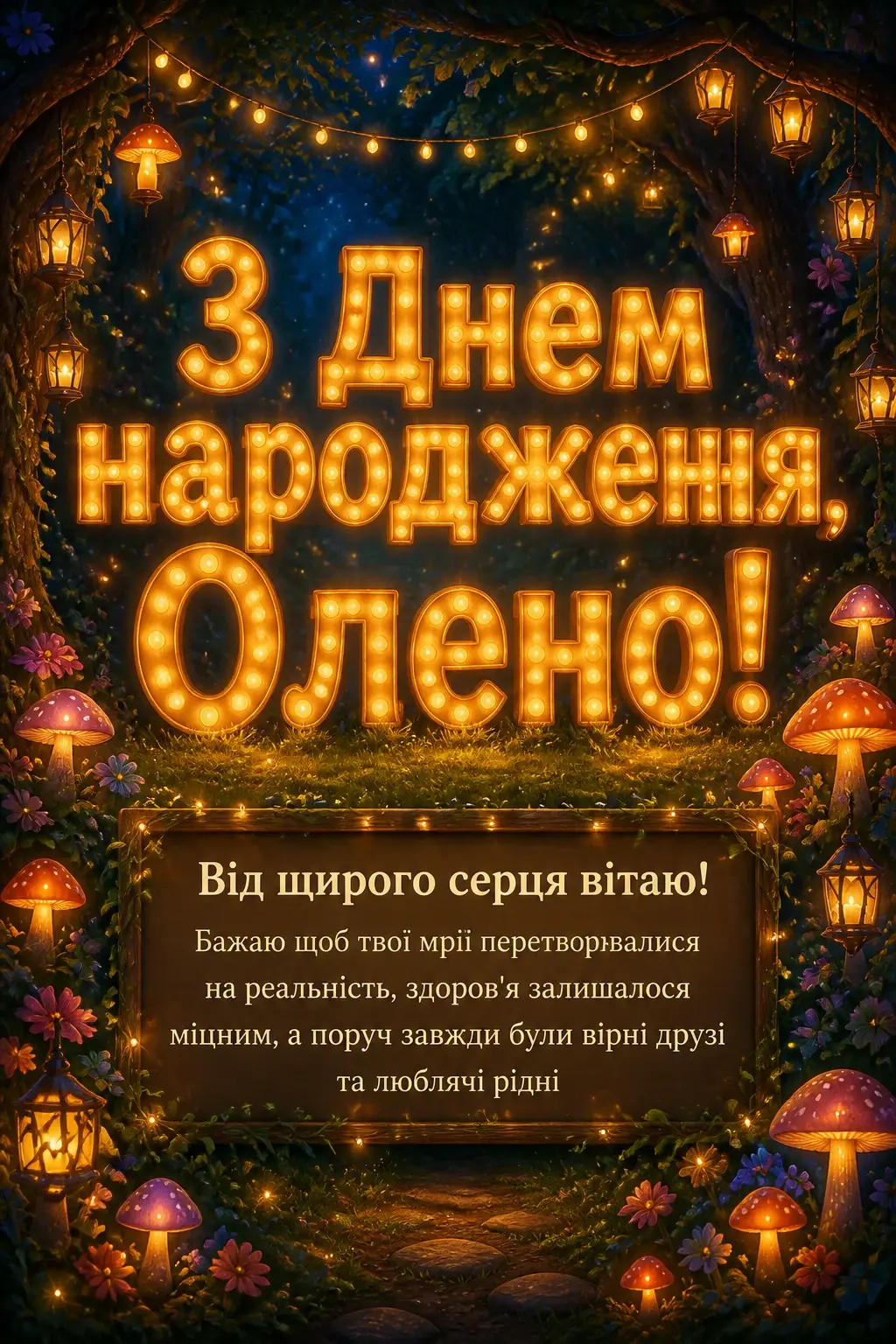 з днем народження олена