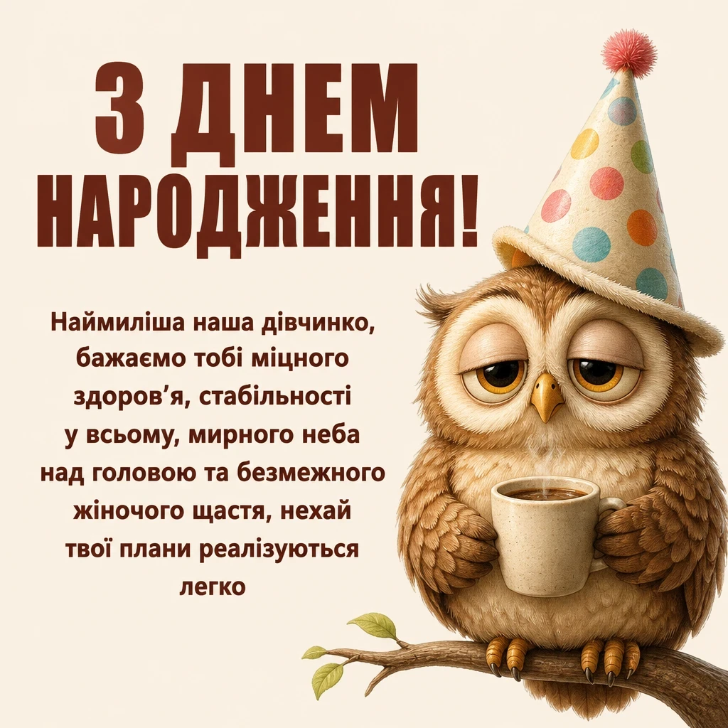 привітання з днем народження для донечки