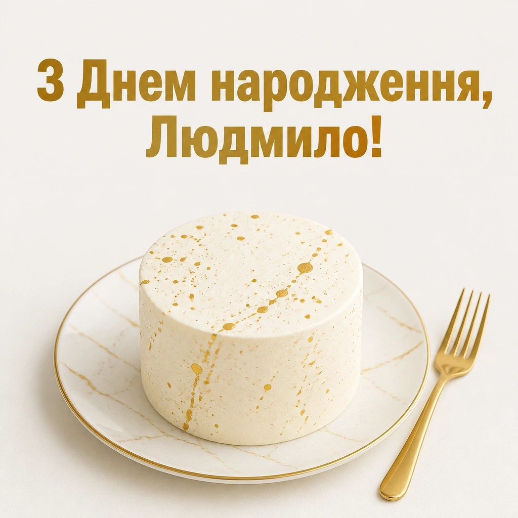 з днем народження людмила