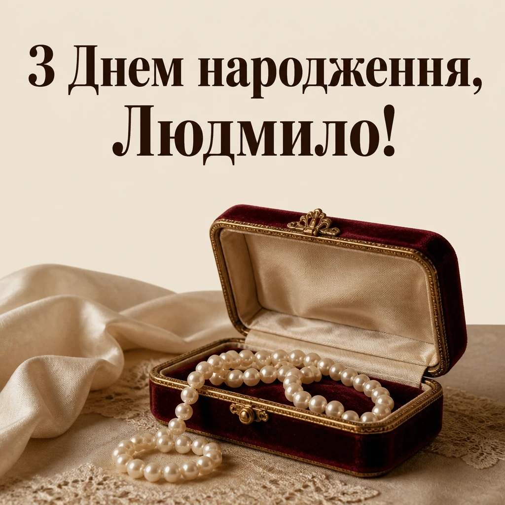 з днем народження людмила
