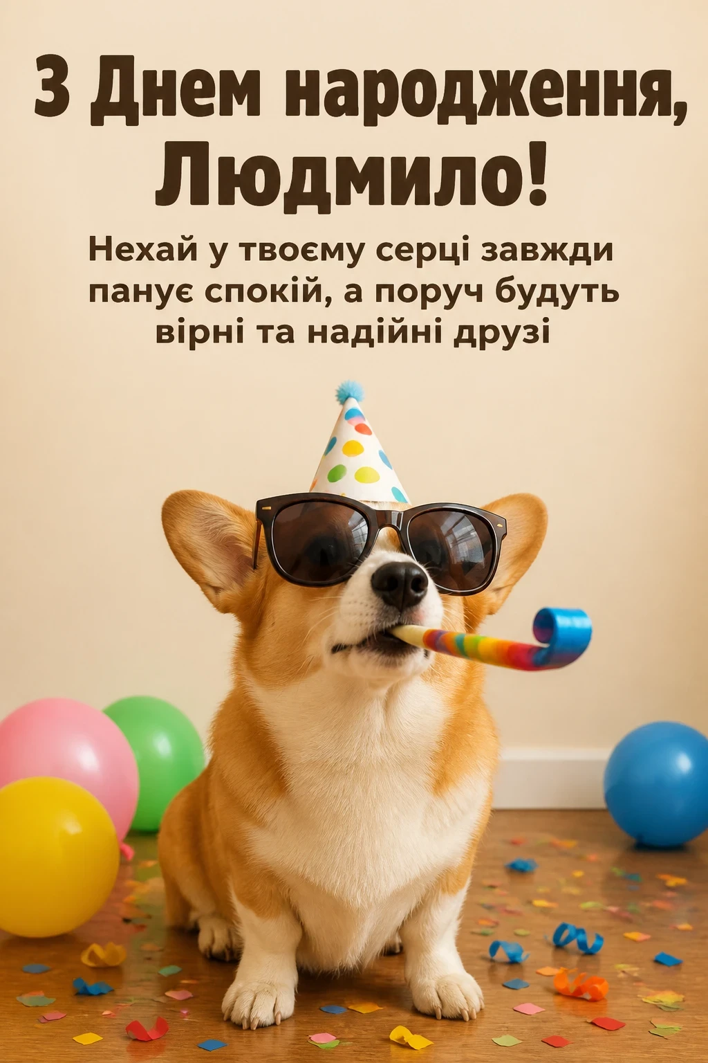 з днем народження людмила