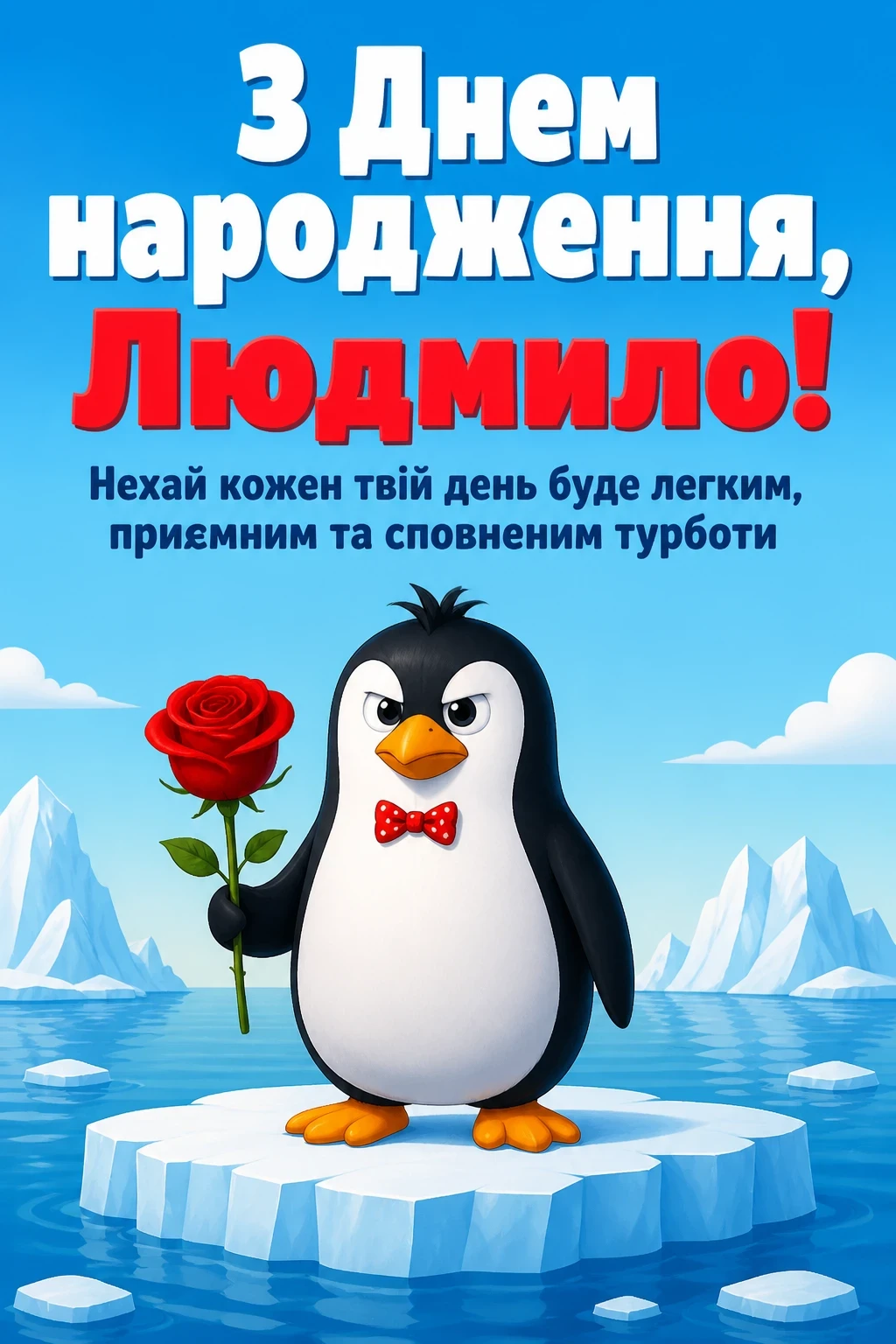 з днем народження людмила