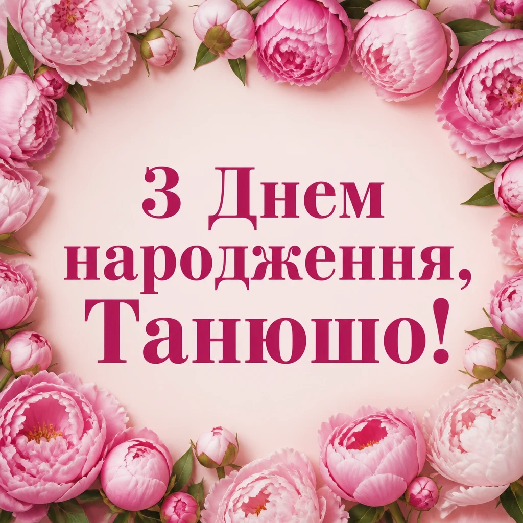 танюша з днем народження