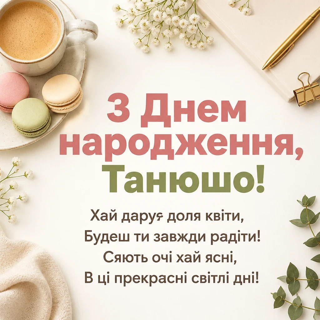 танюша з днем народження
