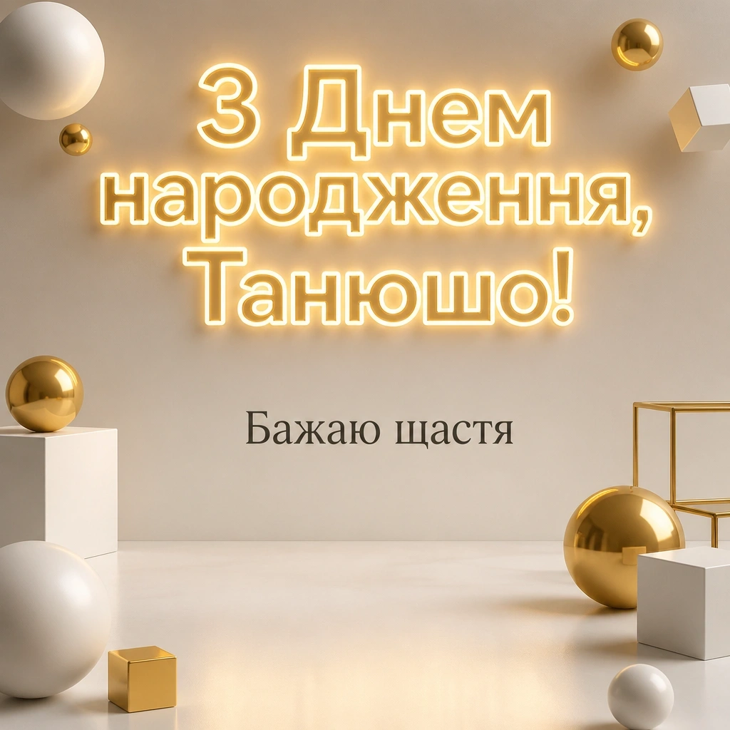 танюша з днем народження