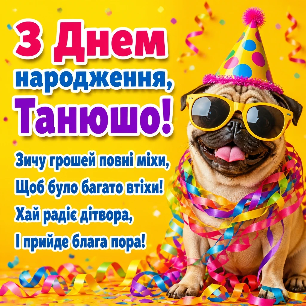 танюша з днем народження