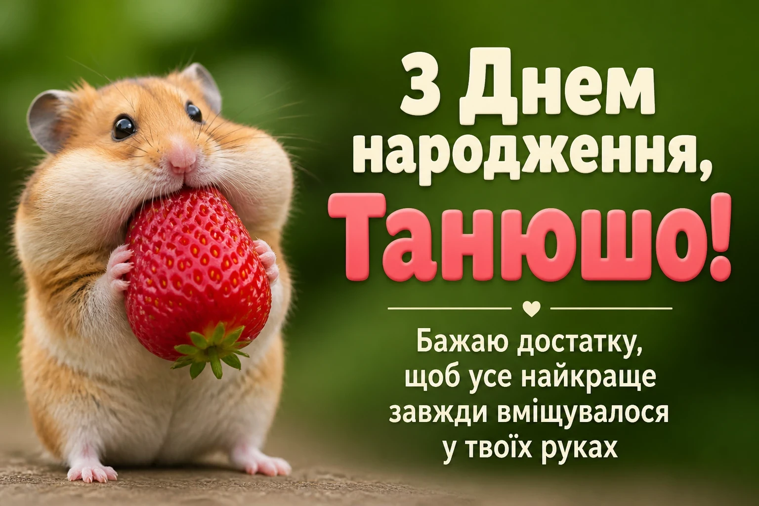 танюша з днем народження