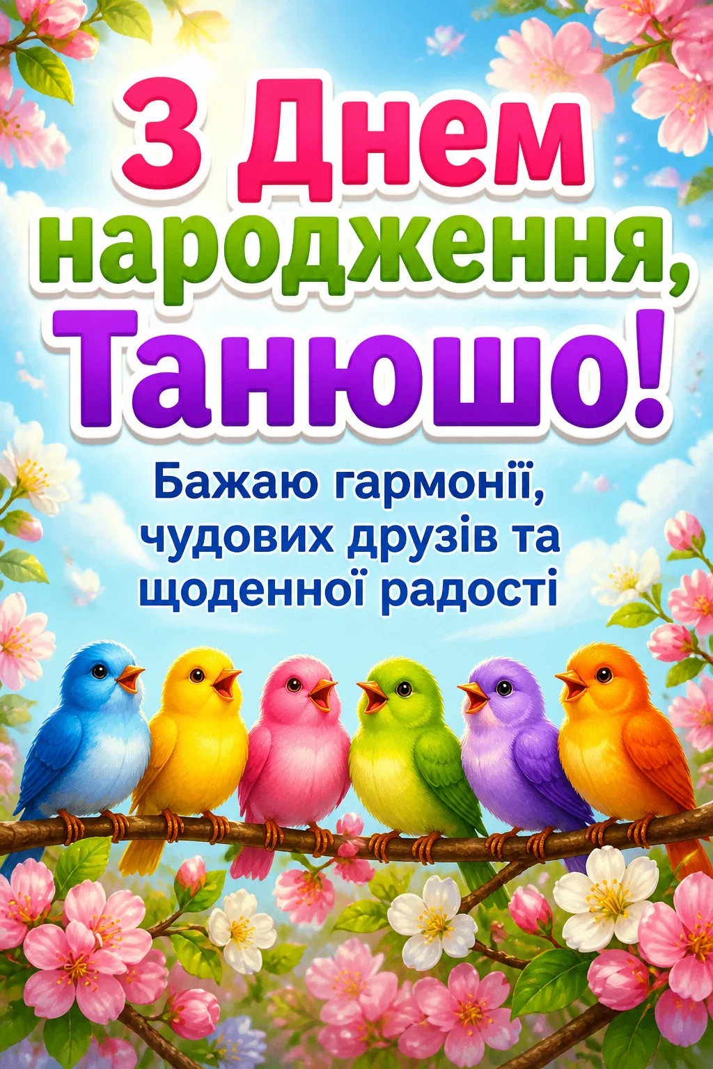 танюша з днем народження