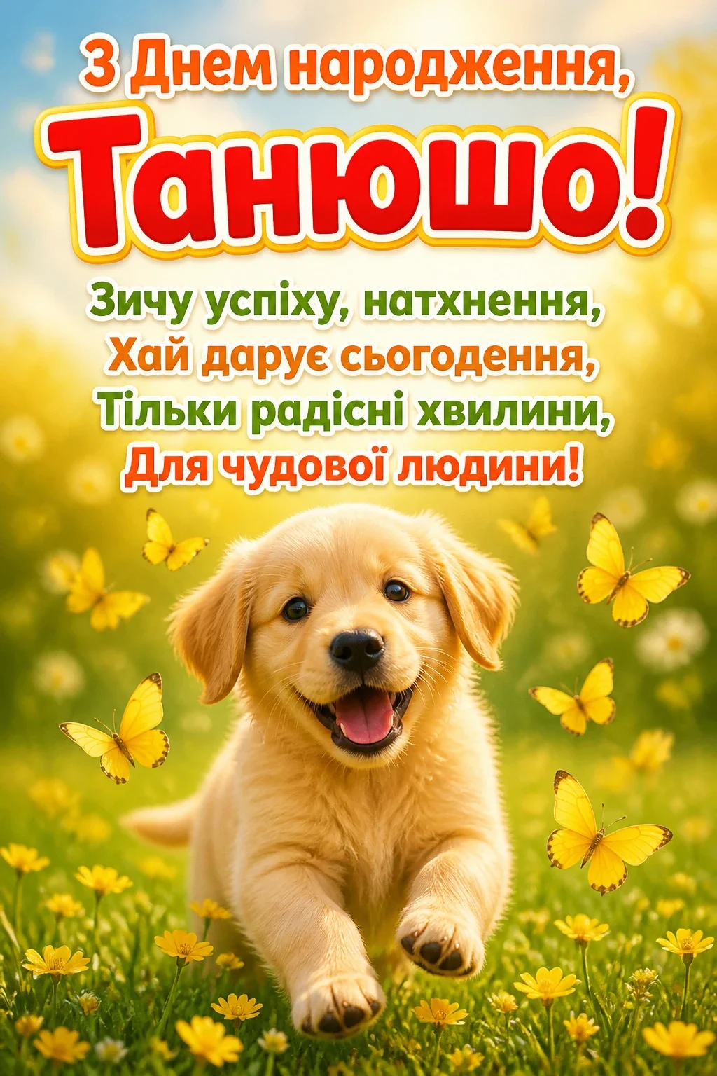танюша з днем народження