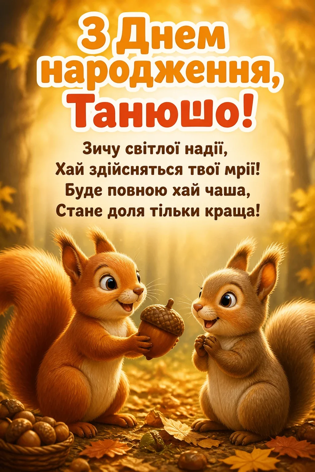 танюша з днем народження