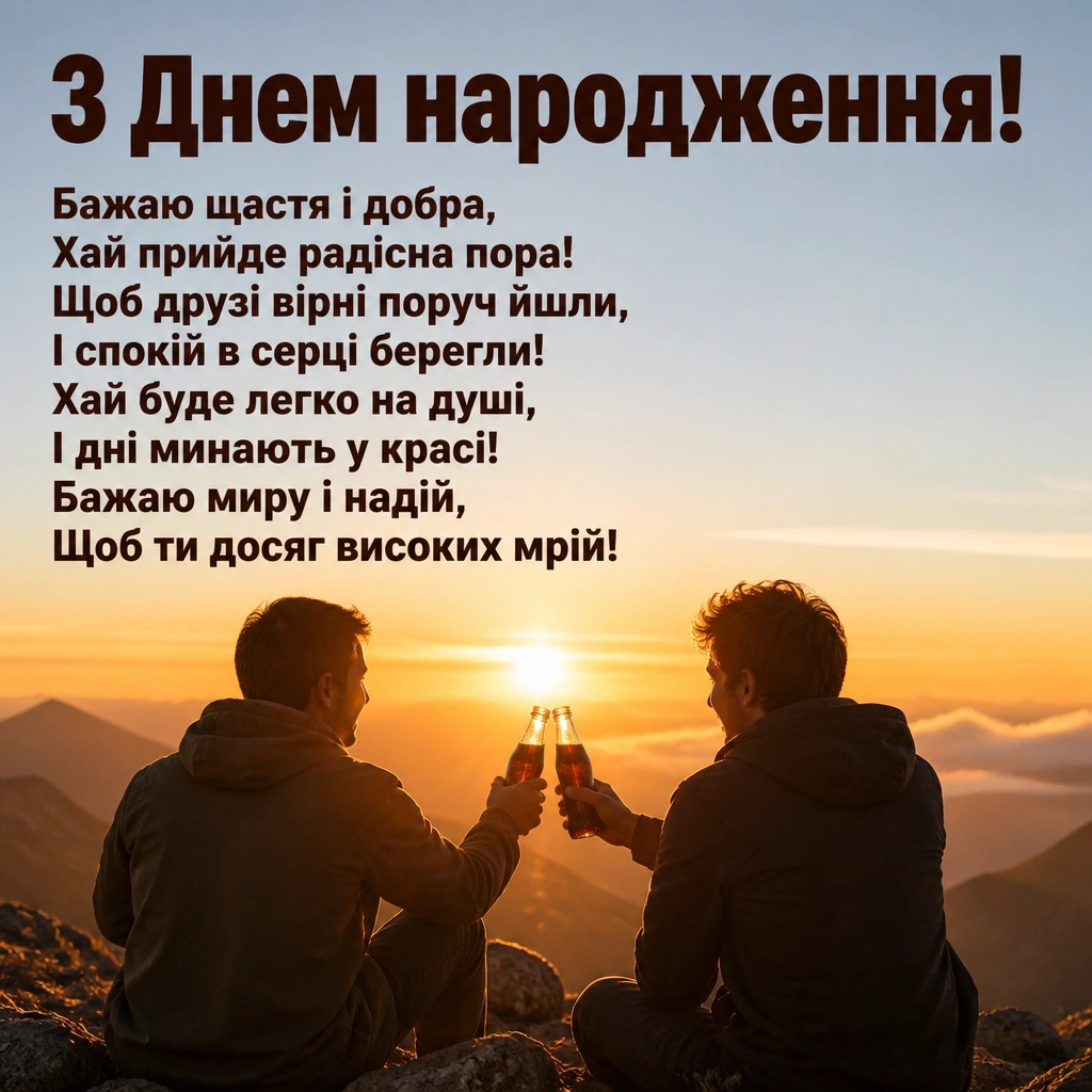 оригінальні привітання з днем народження другу