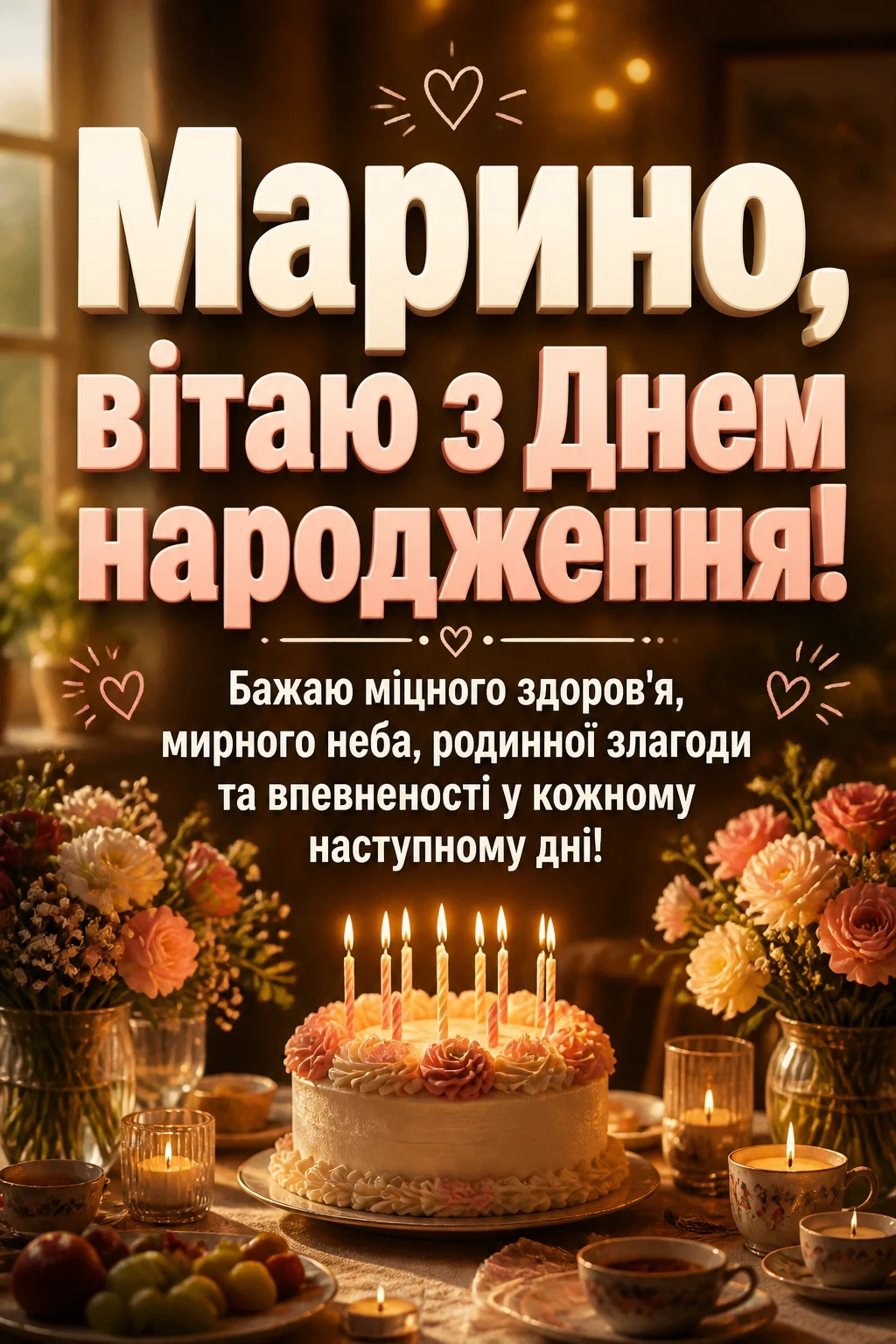 з днем народження марина з днем народження марина