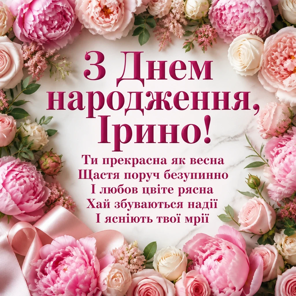 з днем народження ірина з днем народження ірина