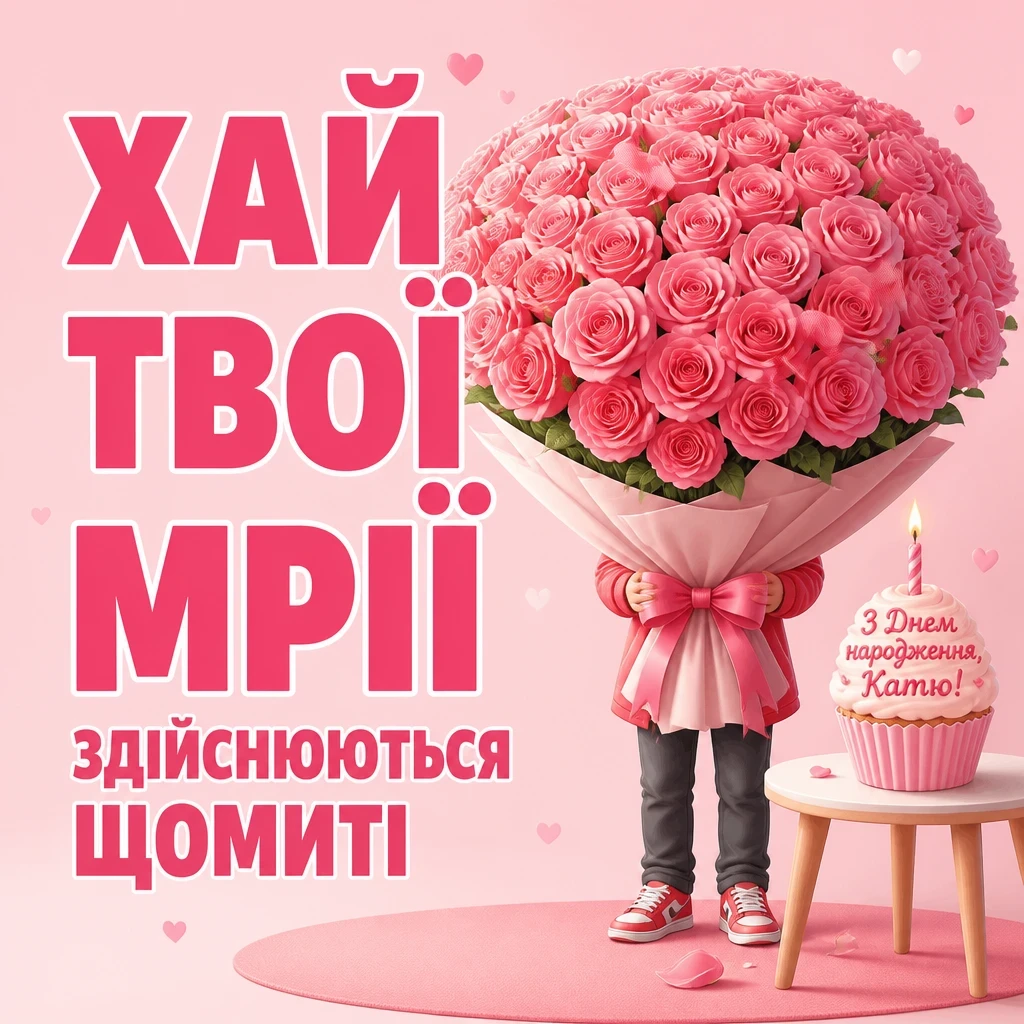 з днем народження катя