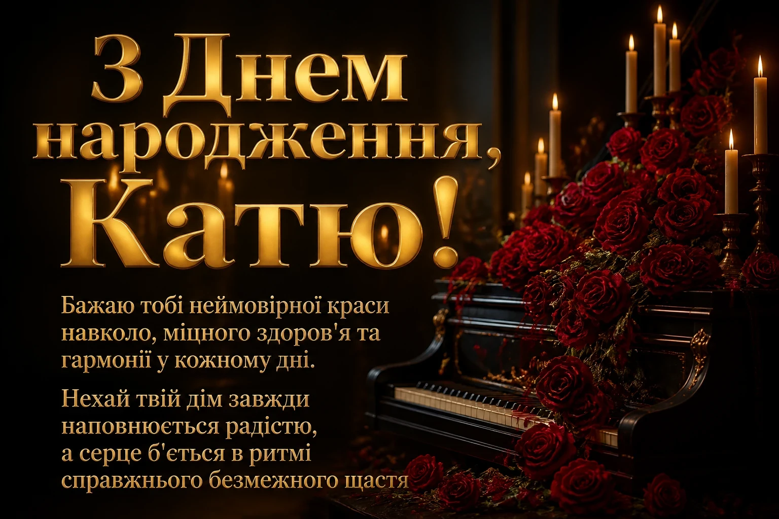 з днем народження катя