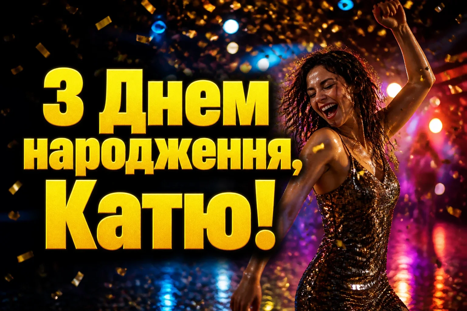 з днем народження катя