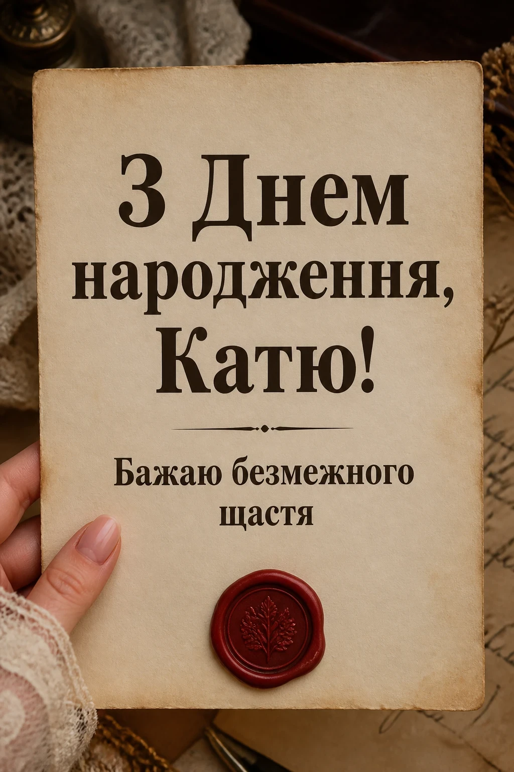 з днем народження катя