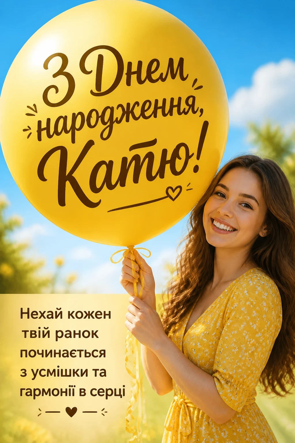 з днем народження катя