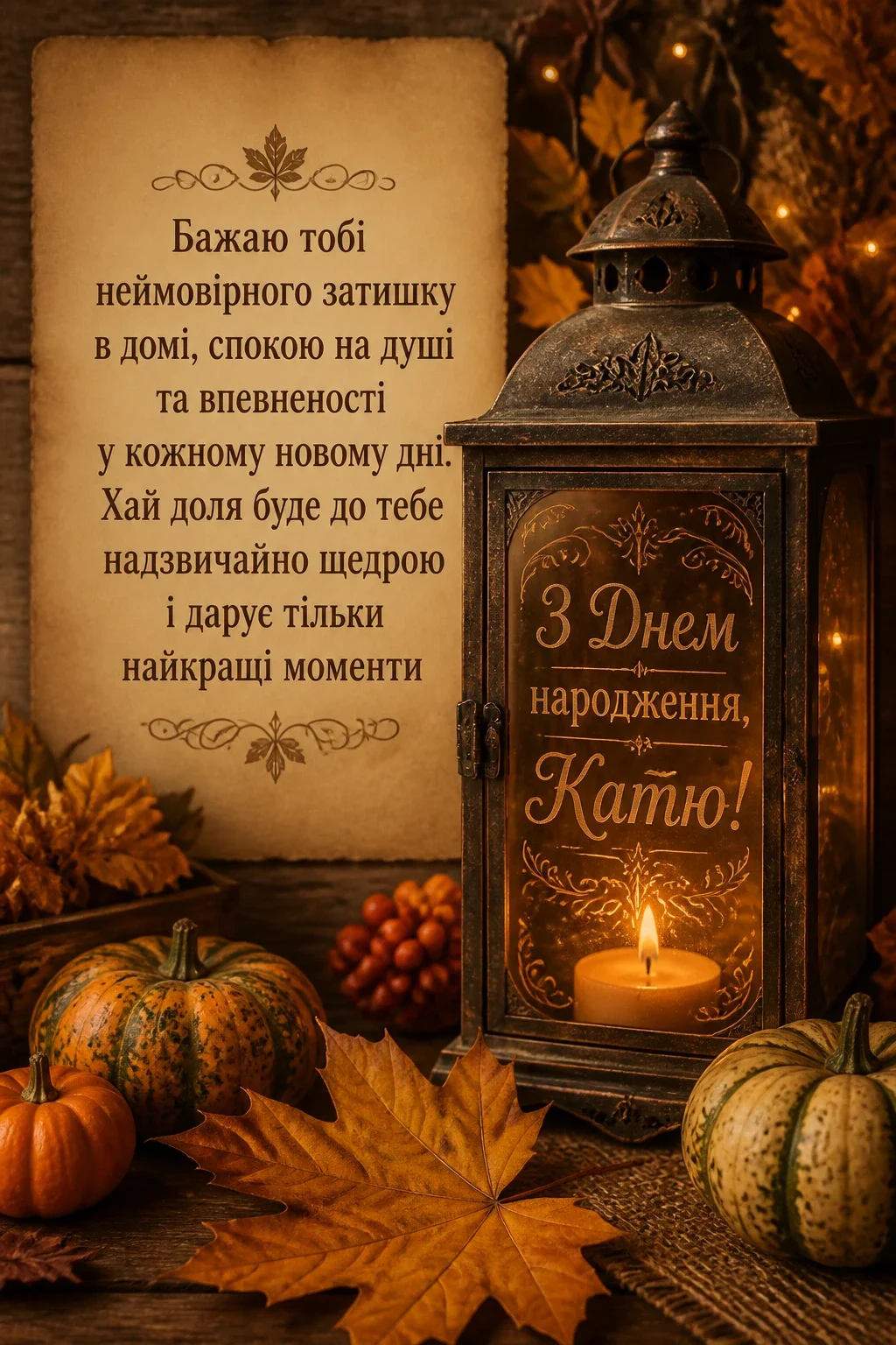з днем народження катя