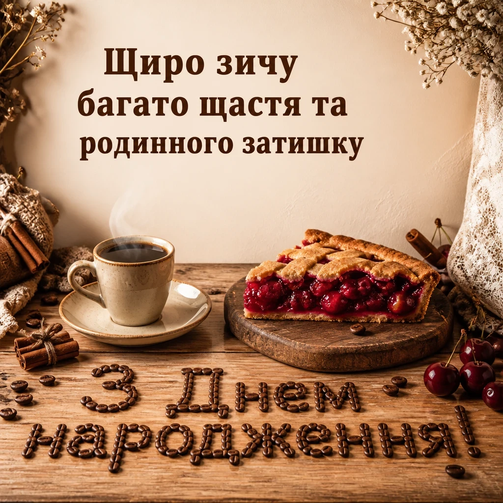 привітання з днем народження кумові