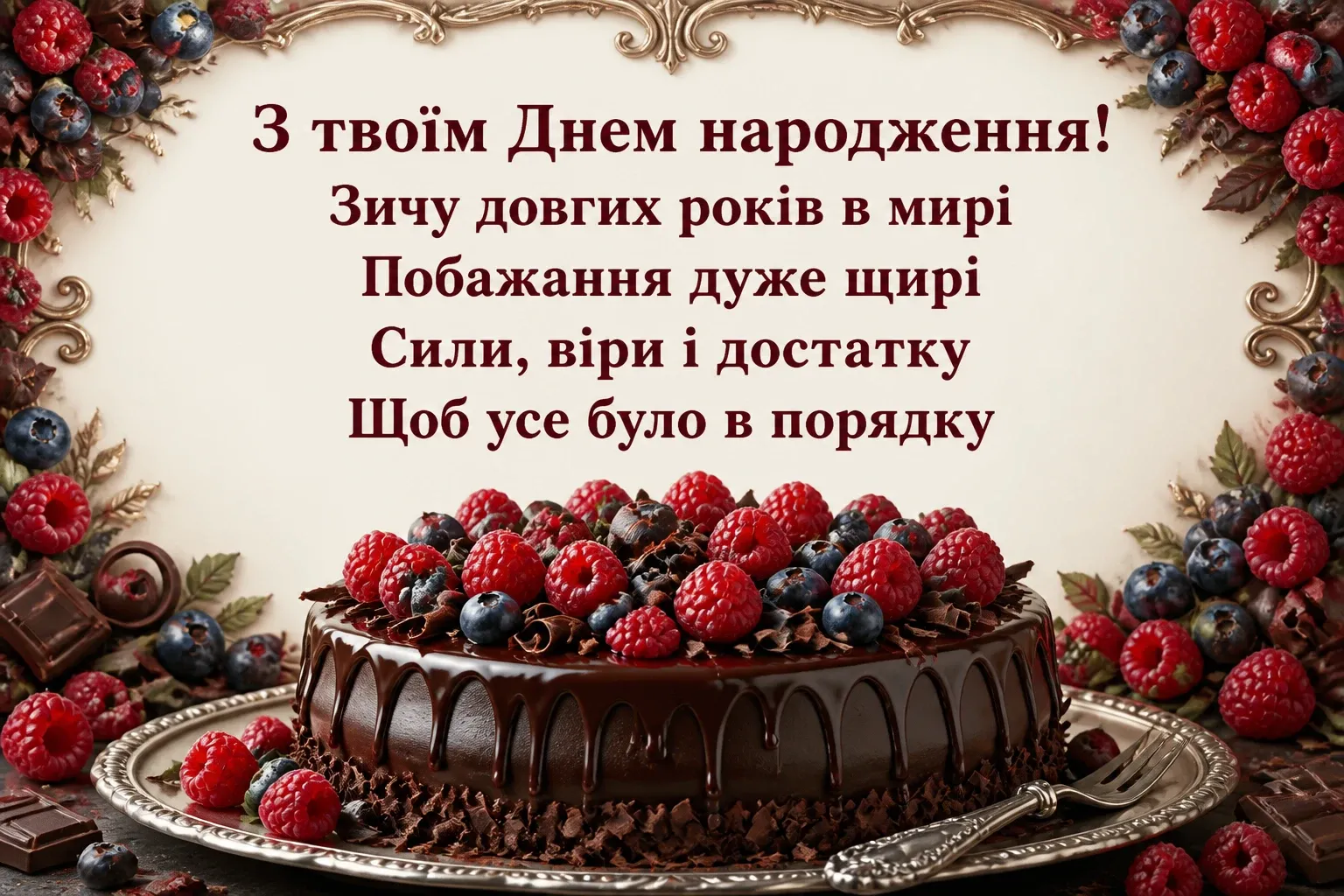 привітання з днем народження кумові
