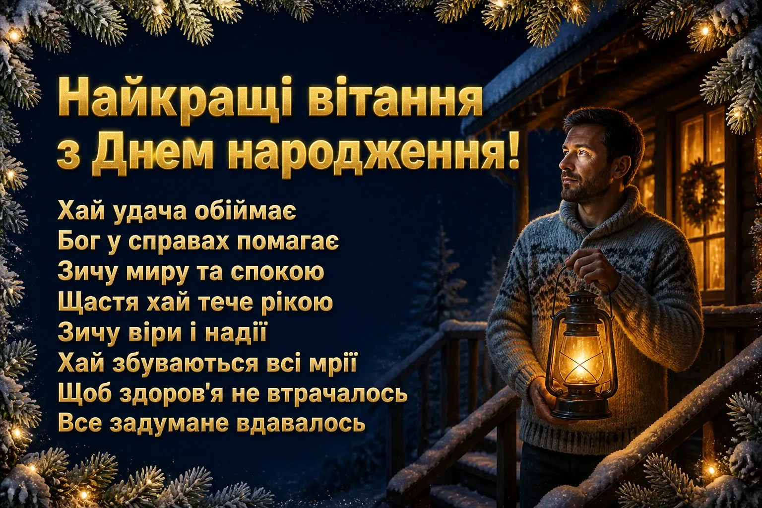 привітання з днем народження кумові
