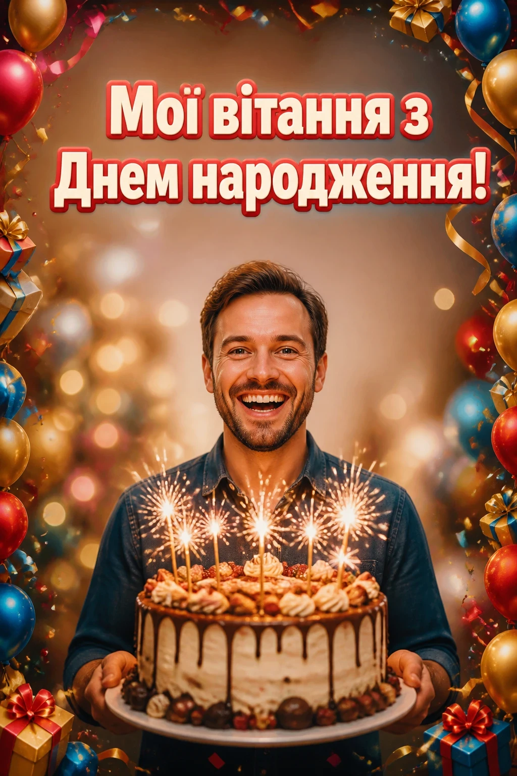 привітання з днем народження кумові