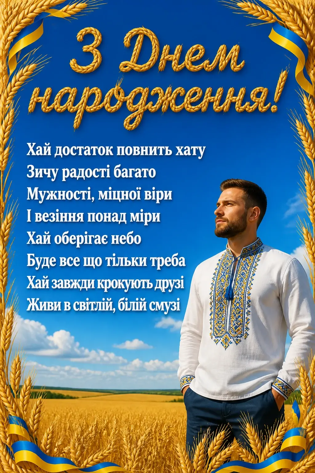привітання з днем народження кумові