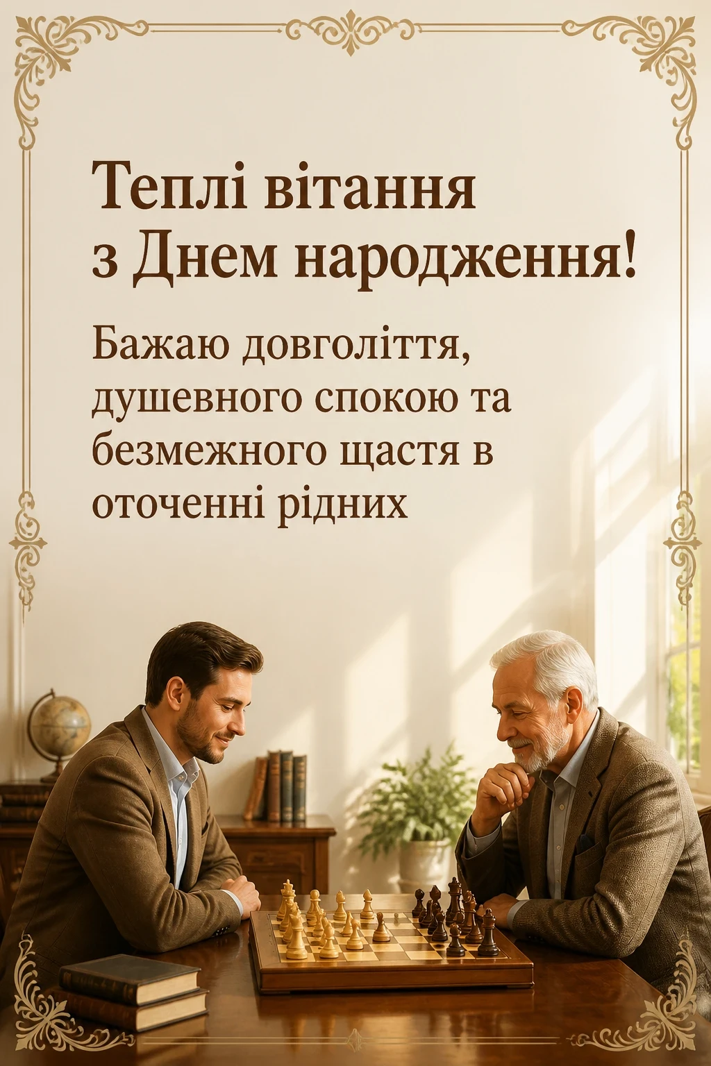 привітання з днем народження кумові