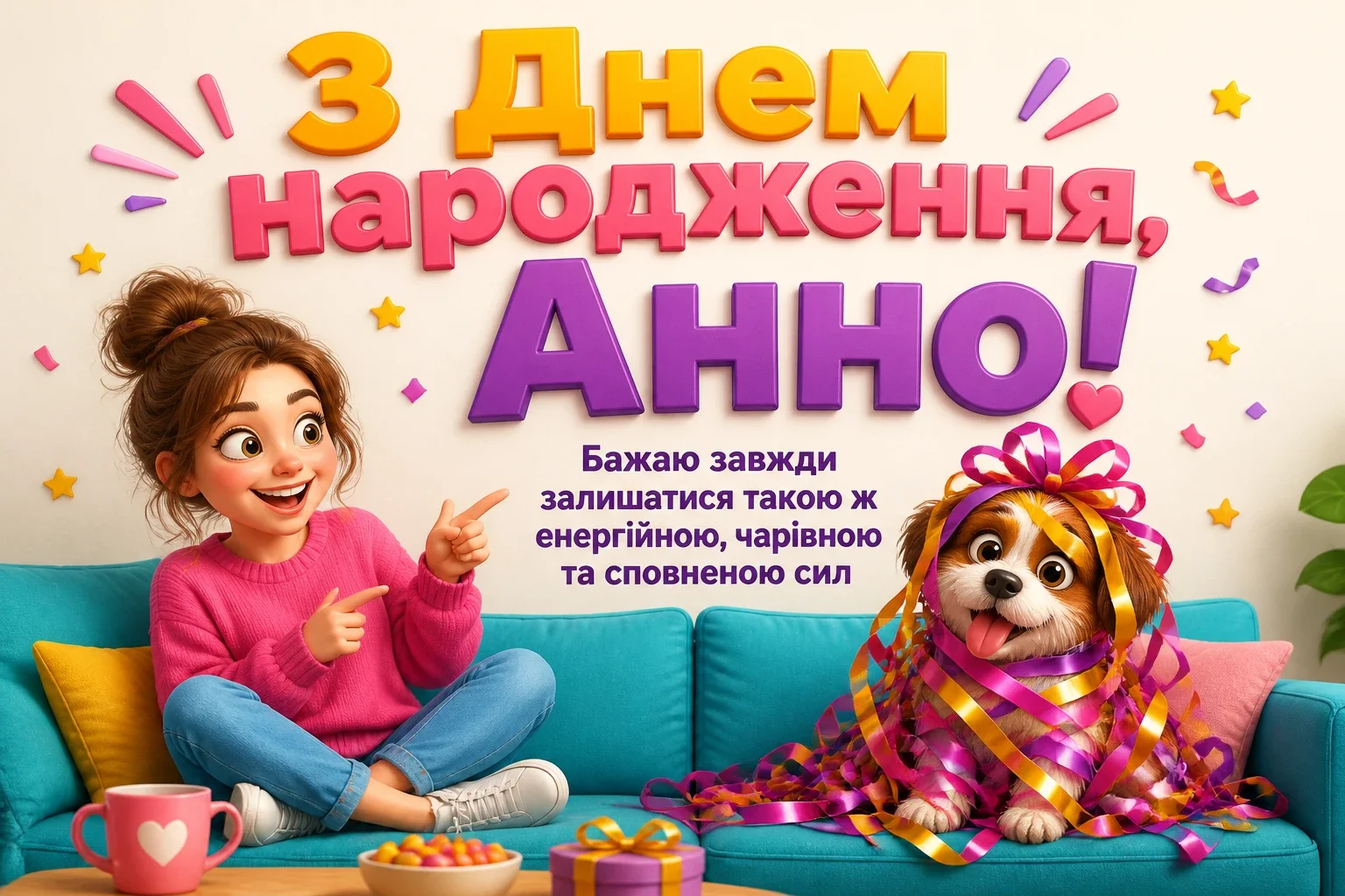 з днем народження анна з днем народження анна