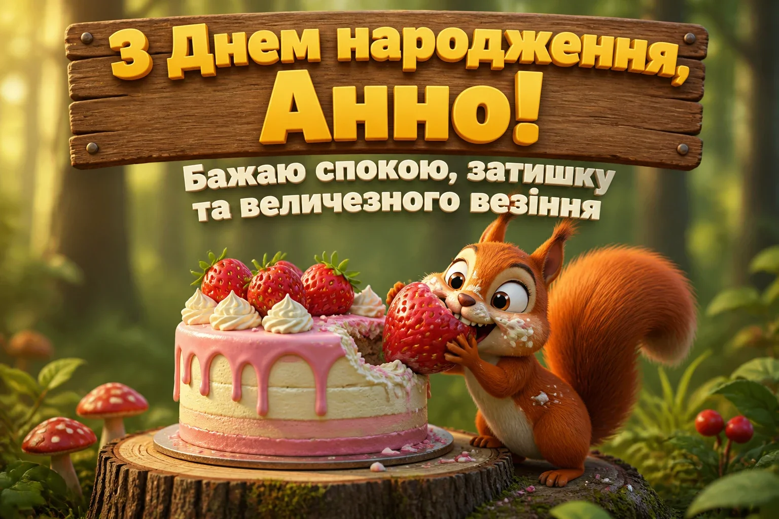 з днем народження анна з днем народження анна