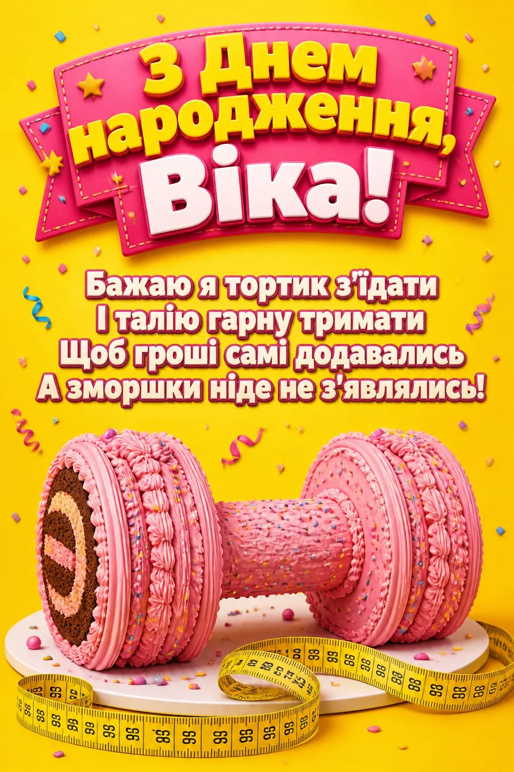 з днем народження віка з днем народження віка
