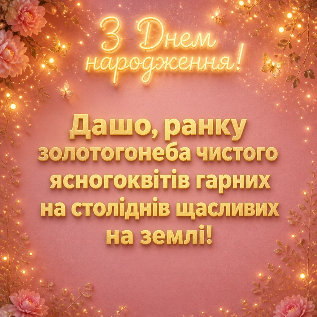 з днем народження даша з днем народження даша