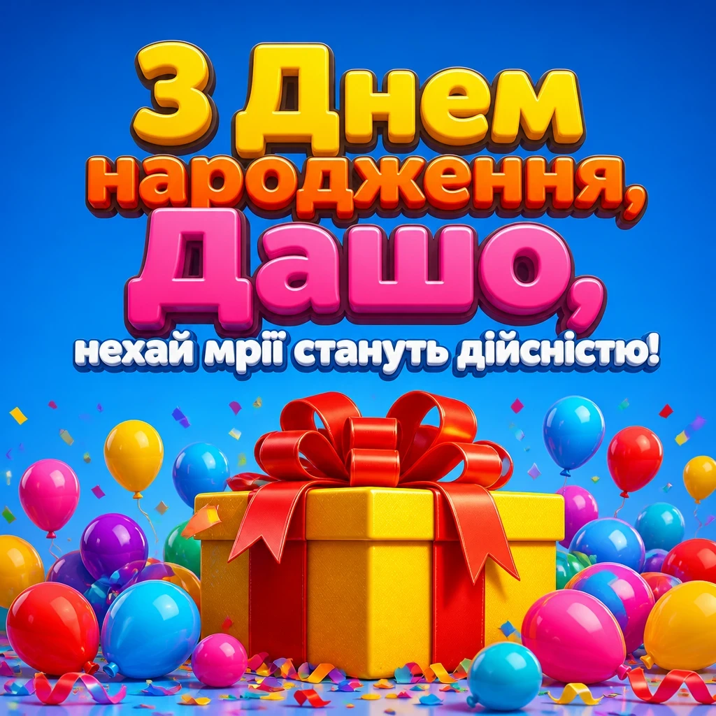 з днем народження даша з днем народження даша