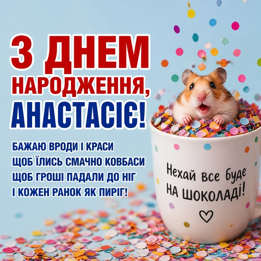 з днем народження анастасія з днем народження анастасія