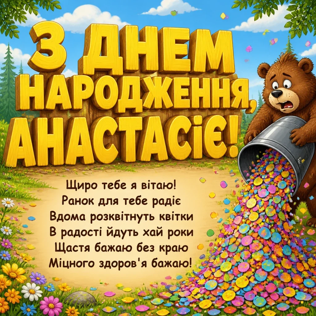 з днем народження анастасія з днем народження анастасія