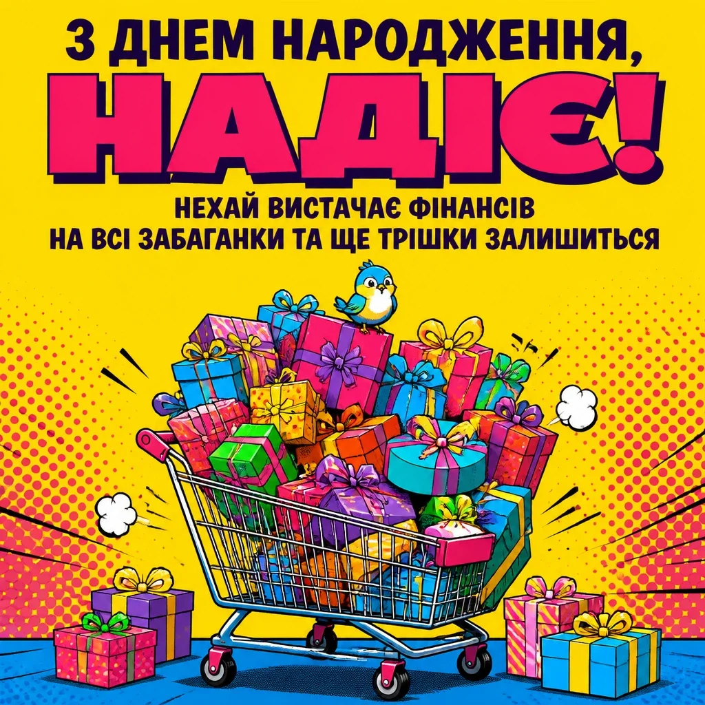 з днем народження надія з днем народження надія
