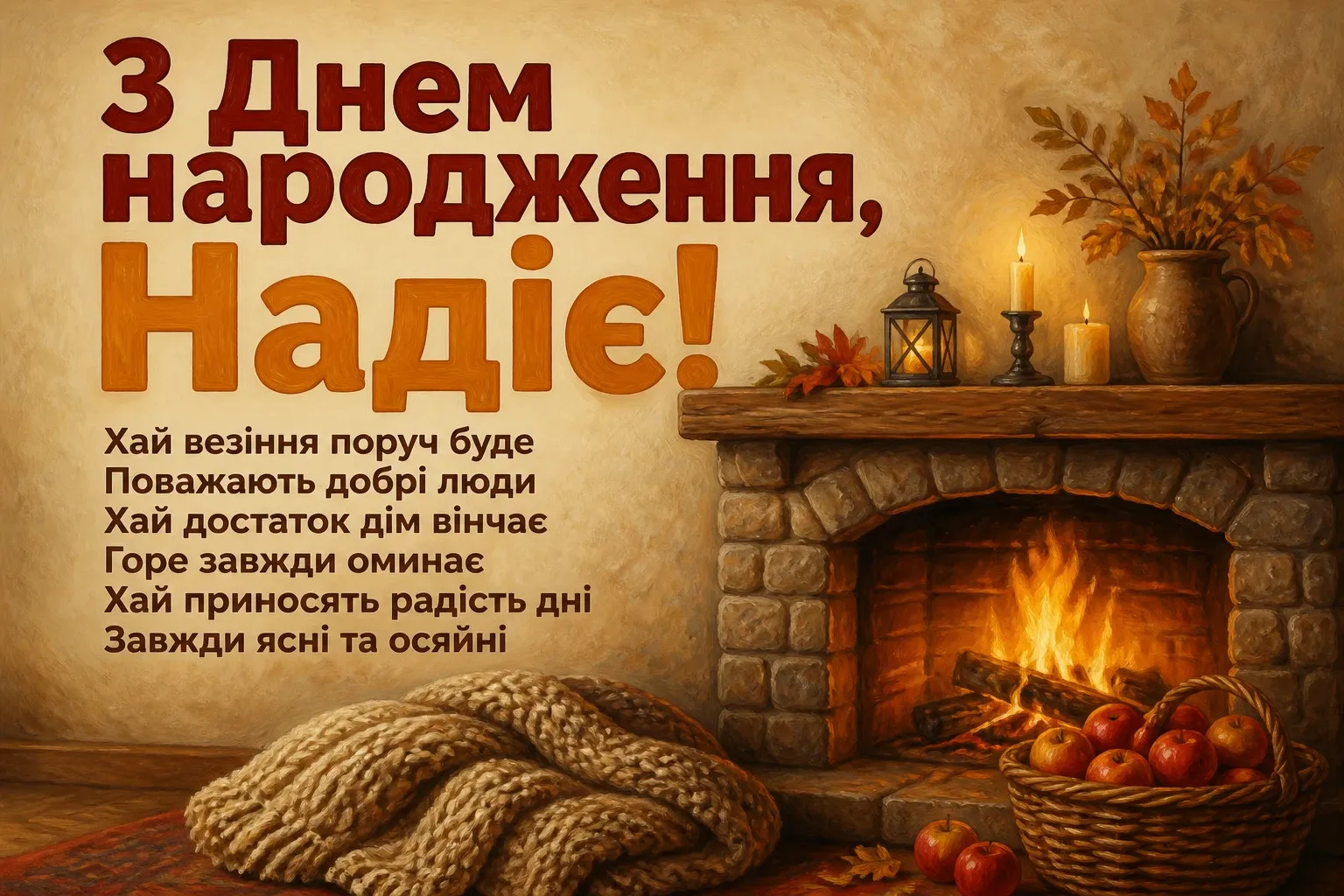 з днем народження надія з днем народження надія