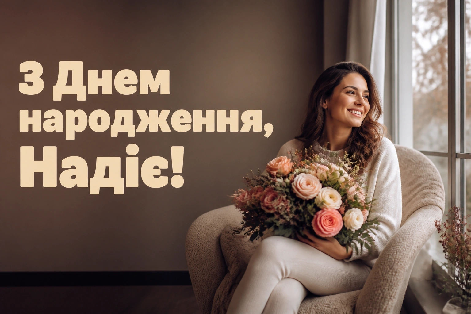 з днем народження надія з днем народження надія