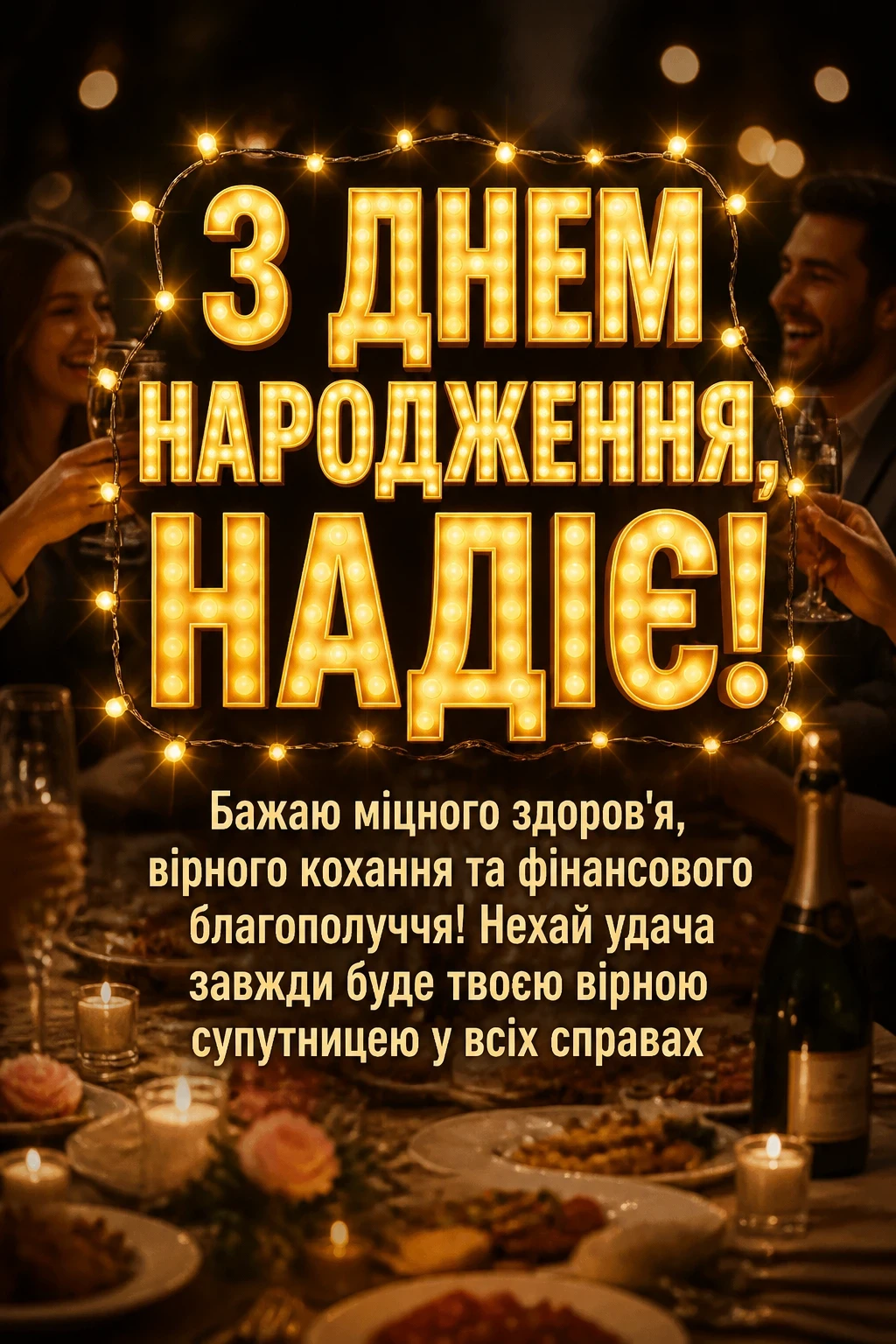 з днем народження надія з днем народження надія