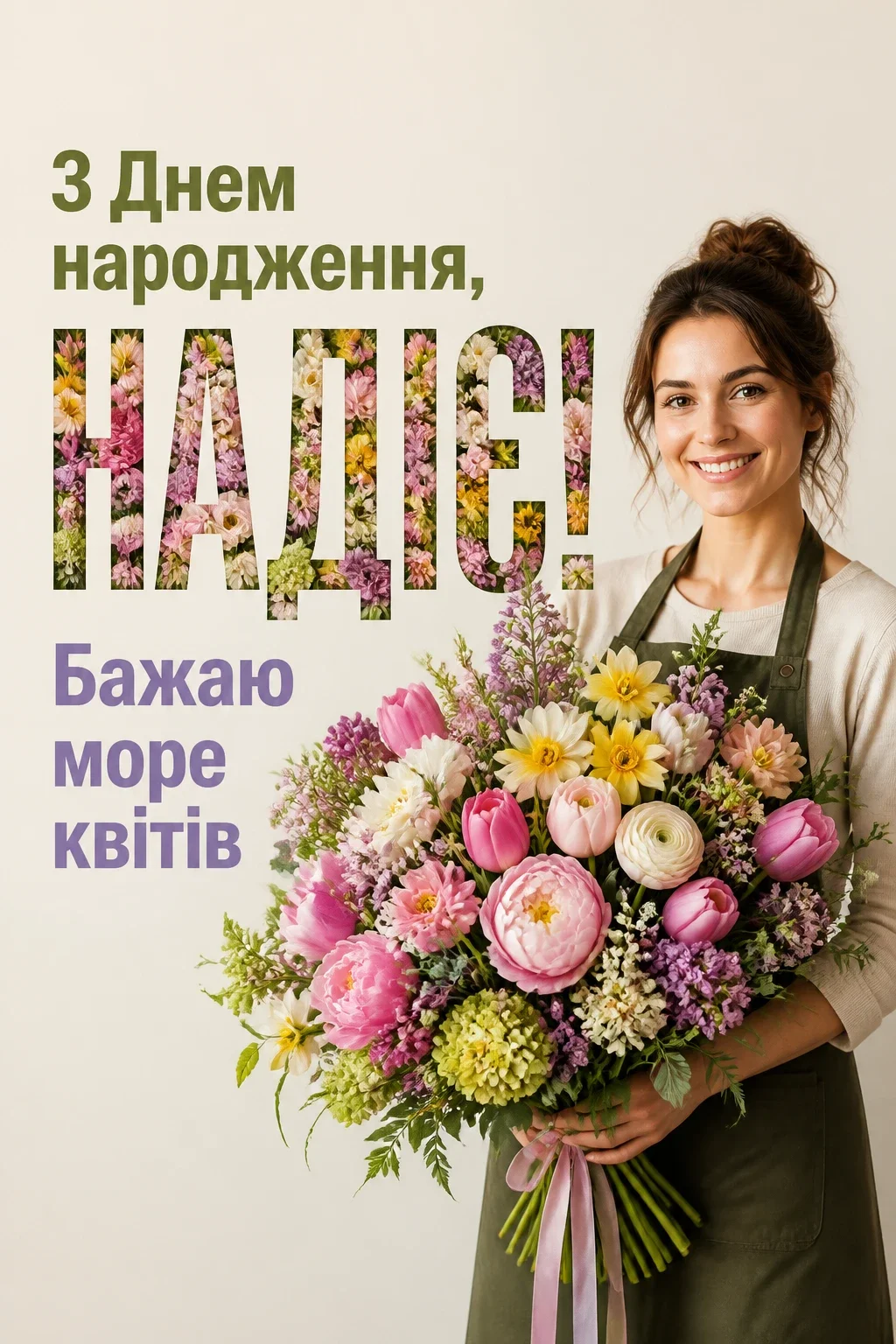 з днем народження надія з днем народження надія