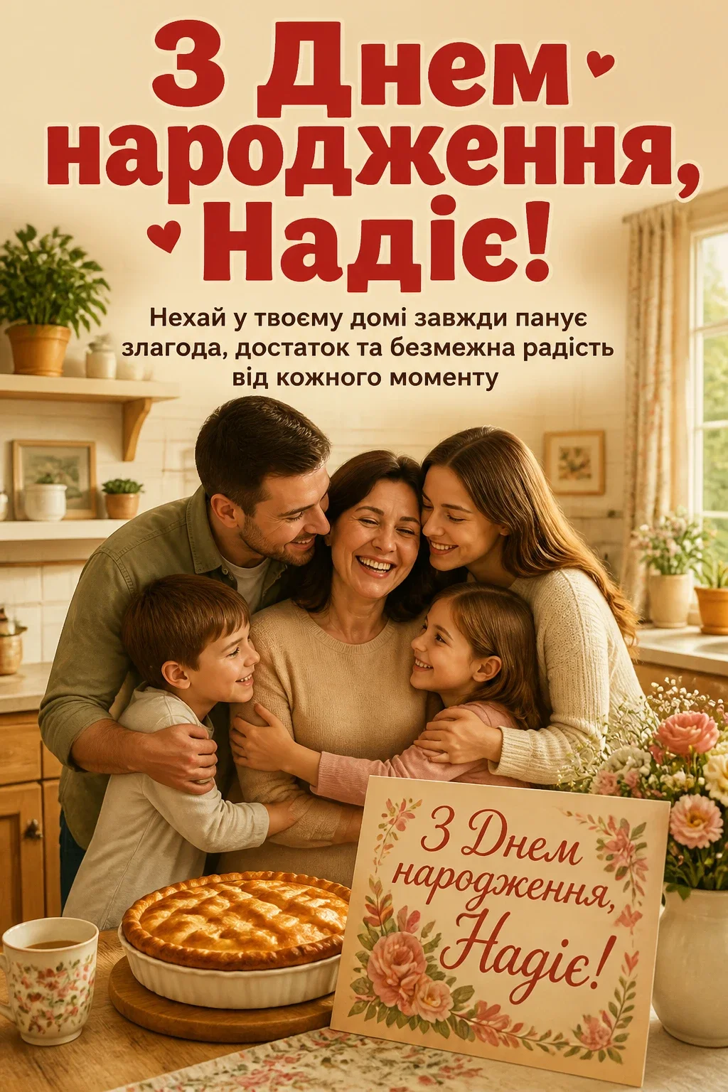 з днем народження надія з днем народження надія