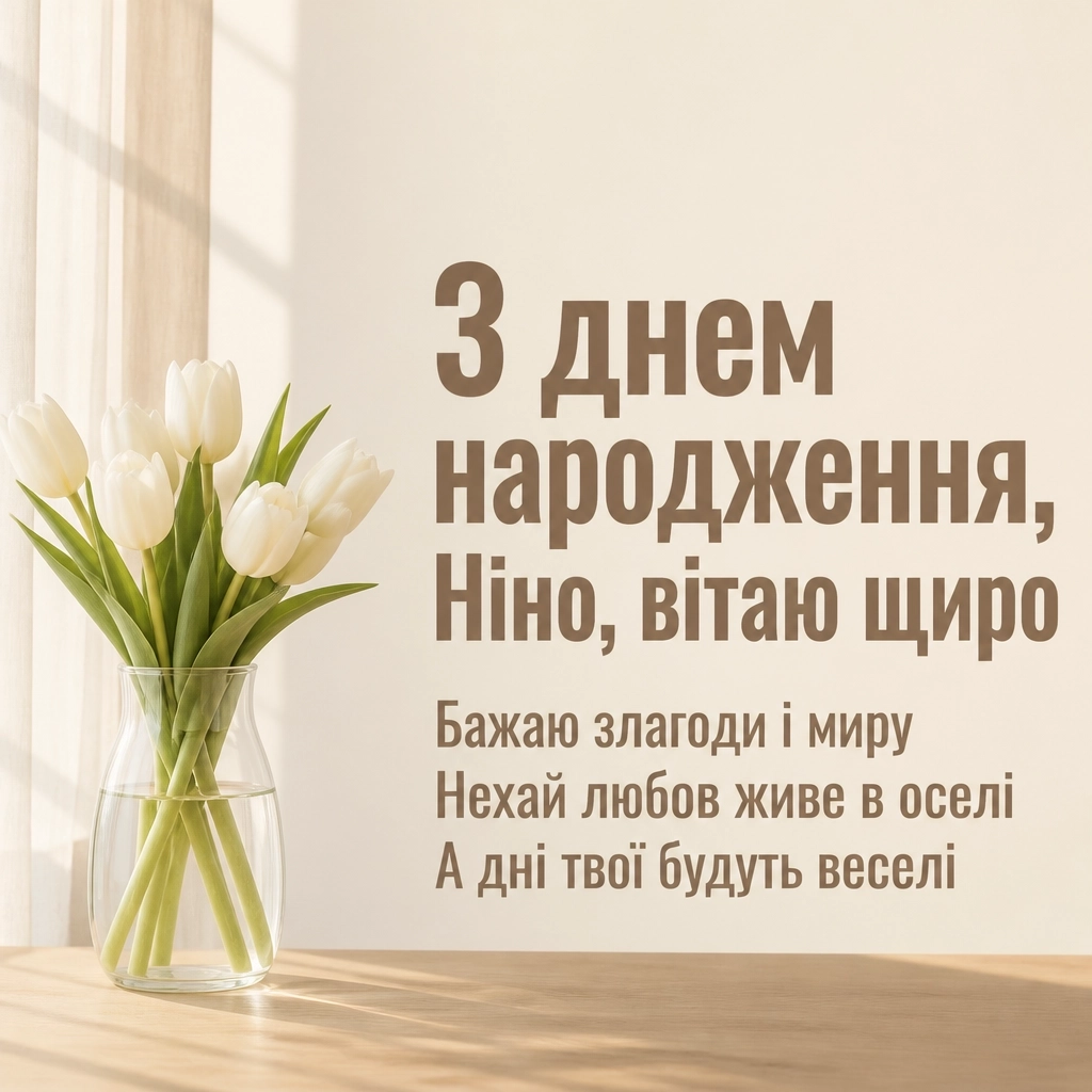 з днем народження ніна з днем народження ніна