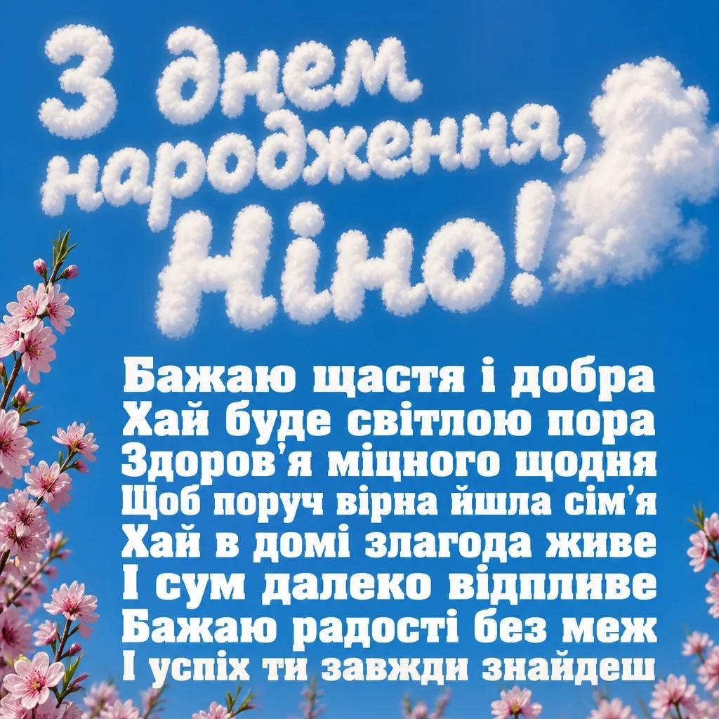 з днем народження ніна з днем народження ніна