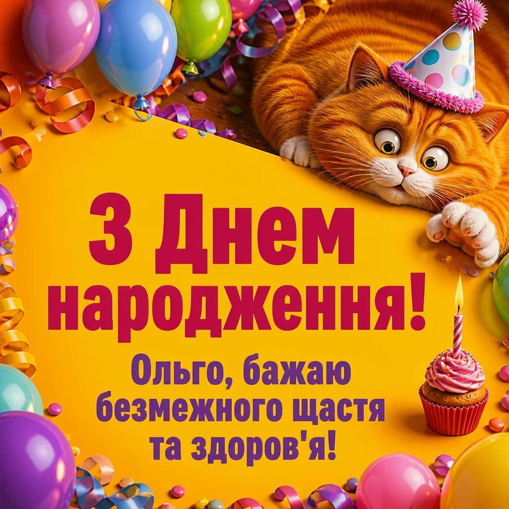 з днем народження ольга з днем народження ольга