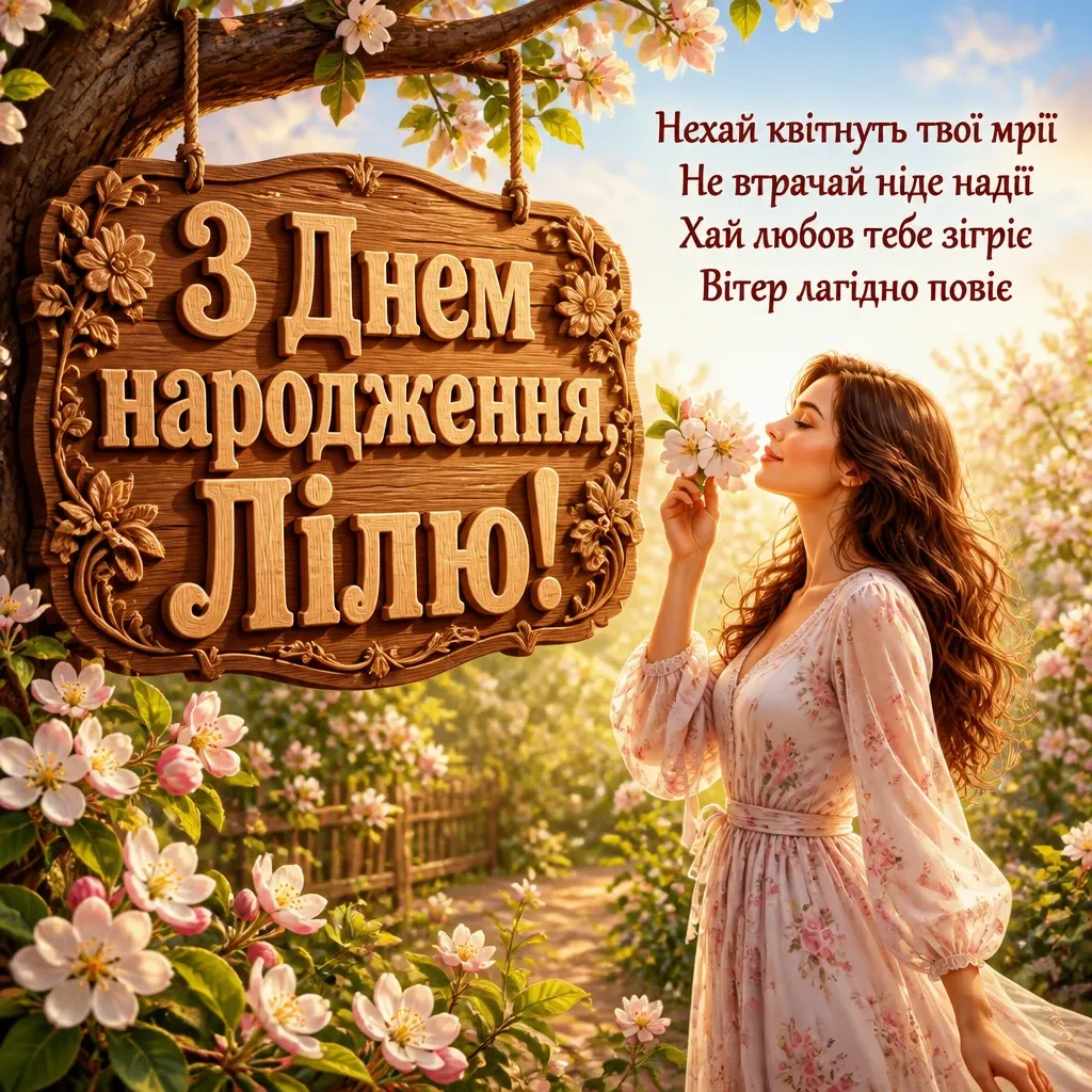 з днем народження ліля з днем народження ліля