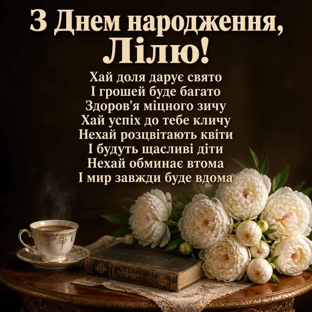 з днем народження ліля з днем народження ліля
