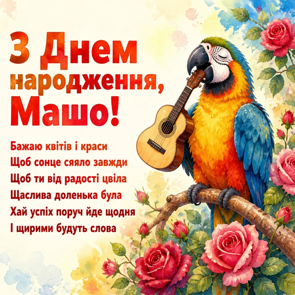 з днем народження маша з днем народження маша