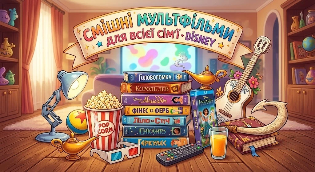 Топ смішних мультфільмів Дісней для всієї сімʼї